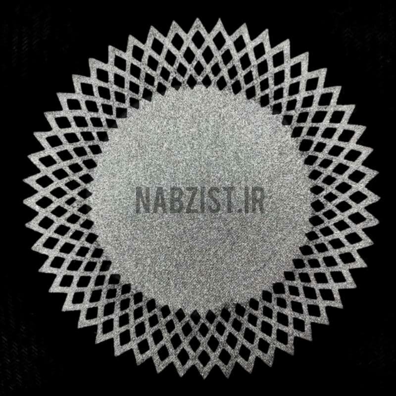 رومیزی ، توسینی ، زیربشقابی چرم اکلیلی گرد سایز 30×30