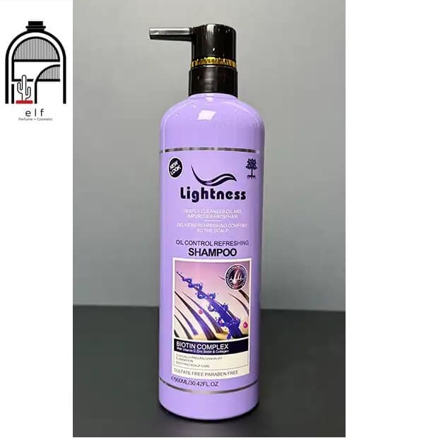 شامپو موی چرب لایتنس Lightness مدل OIL CONTROL Lightness OIL CONTROL REFRESHING SHAMPOO