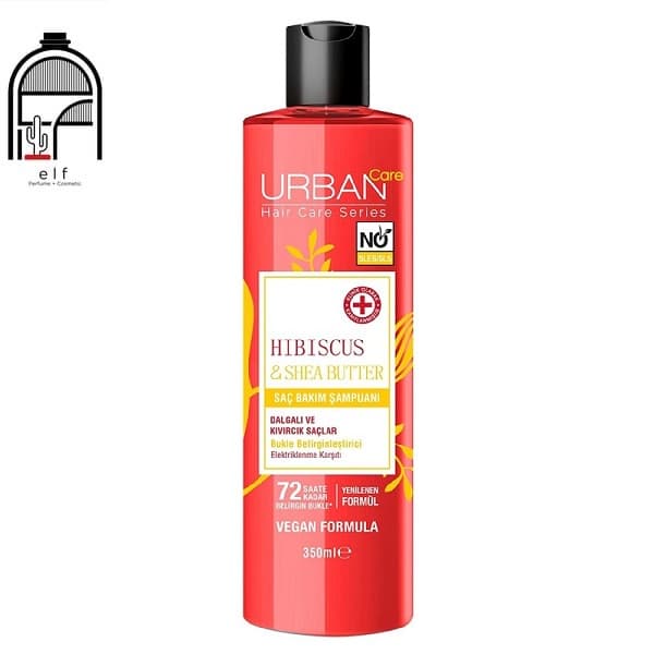 شامپو شی باتر و چای ترش موی فر اوربان کر Urban Care Twisted Curls Hibiscus & Shea Butter)