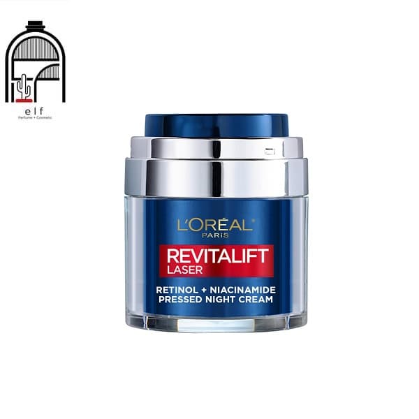 کرم شب ضد چروک قوی رویتالیفت لیزر لورال Loreal Loreal Revitalift Laser Pressed Cream Nacht 50ml — تصویر ۲
