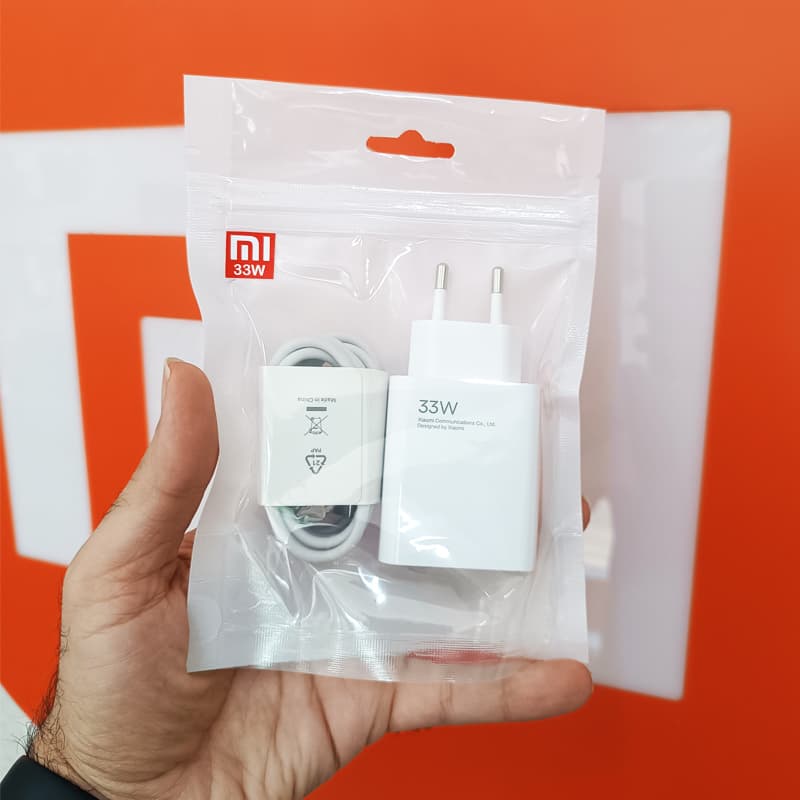 شارژر بهمراه کابل اصلی 33 وات شیائومی مدل Redmi Note 10S — تصویر ۳