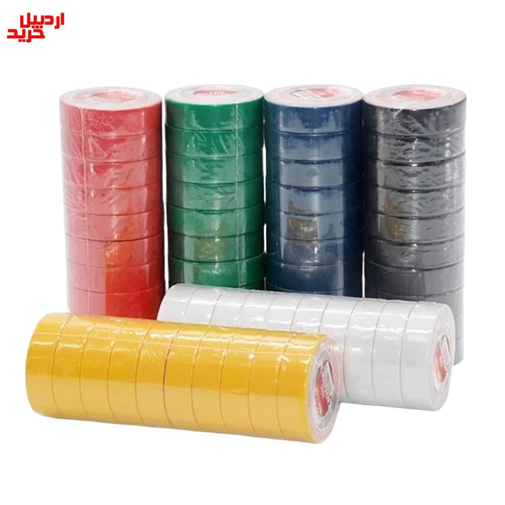 چسب برق رنگی pvc colored electrical tape