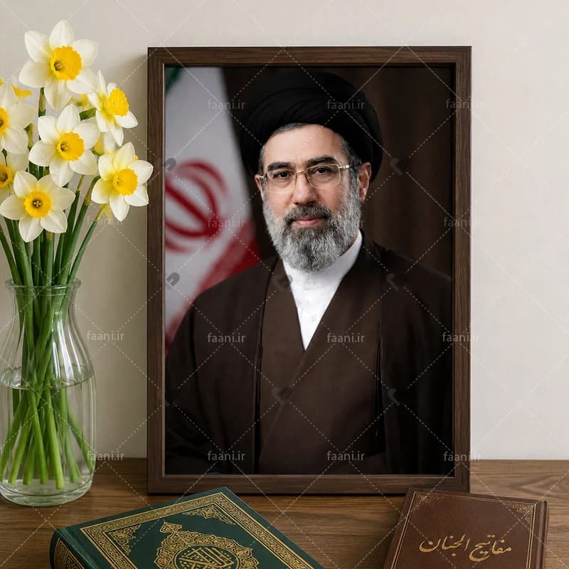 قاب عکس رهبر سید مجتبی خامنه ای کد 20131