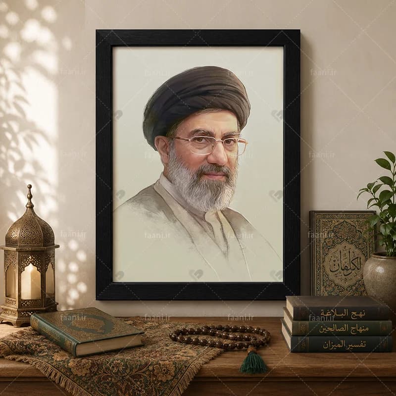 قاب عکس رهبر سید مجتبی خامنه ای کد 20130