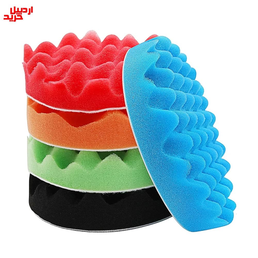 پد پولیش نرم اسفنجی سایز 4.5 اینچ polishing bonnet