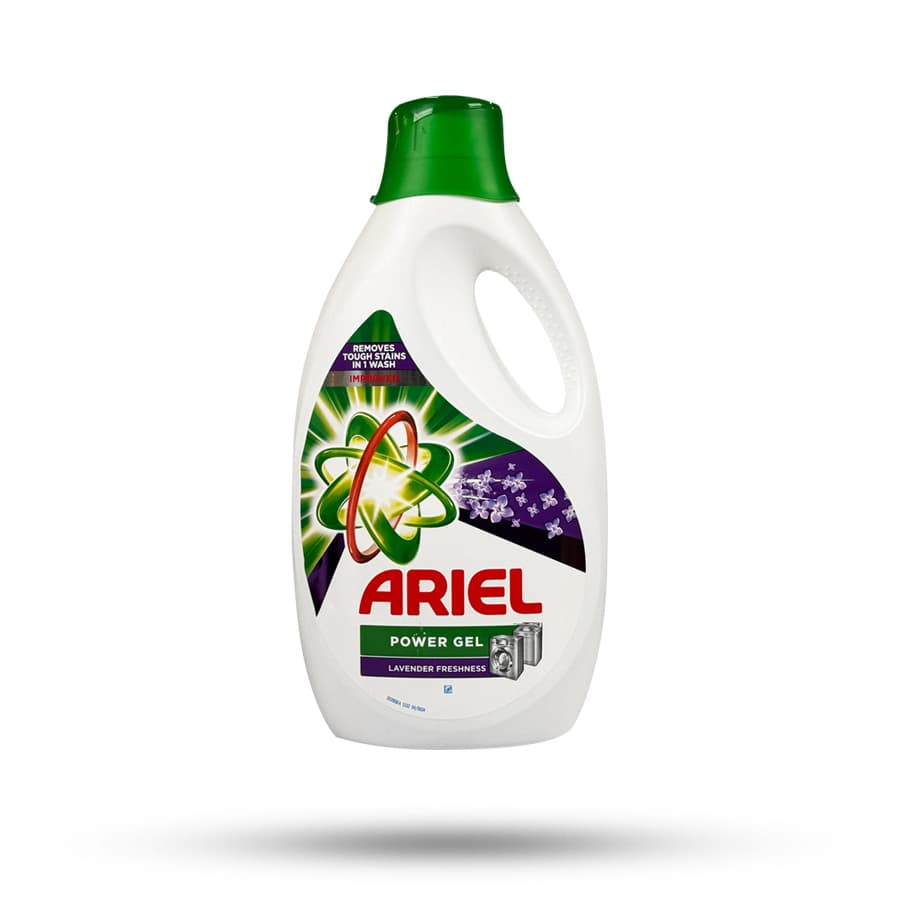 مایع لباسشویی آریل سری Power Gel مدل Lavander Freshness وزن 2/5 کیلوگرم — تصویر ۲