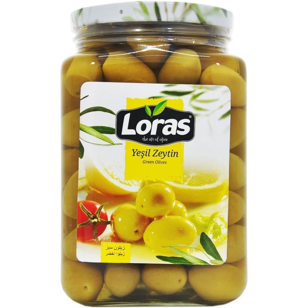 زیتون سبز درشت با هسته 1٫5 کیلو لوراس – loras — تصویر ۳