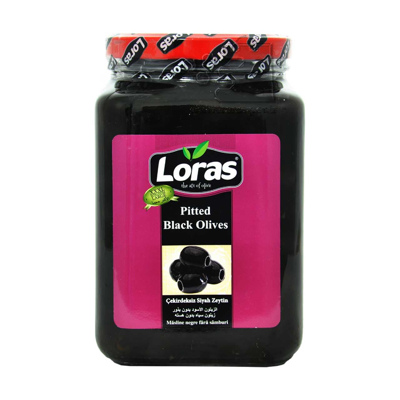 زیتون سیاه بدون هسته 1٫5 کیلو لوراس – loras — تصویر ۲