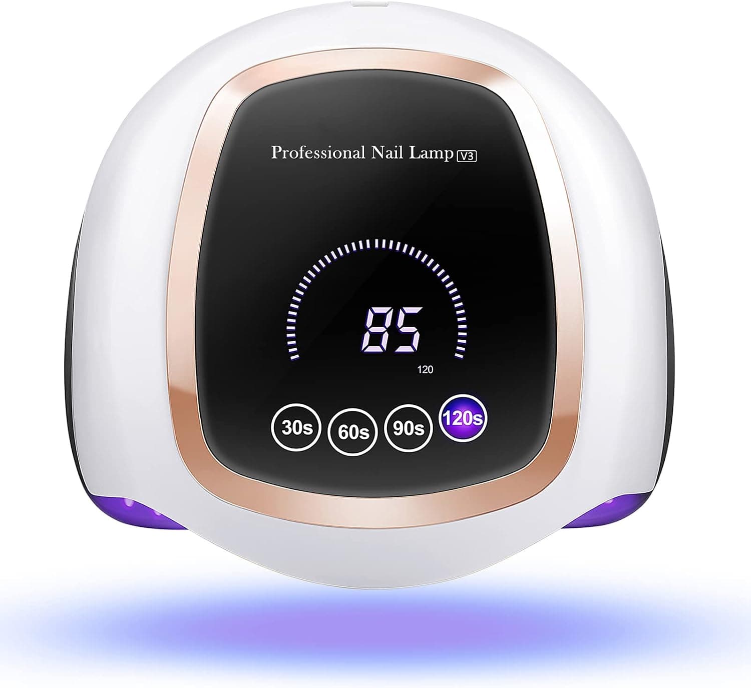 دستگاه لاک خشککن ناخن ناکسبی مدل NAXBEY BQ V3 168W UV LED Nail Lamp — تصویر ۲