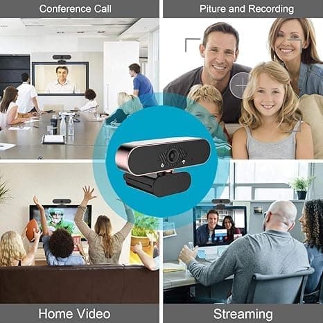 وبکم 2K کیواچدی با میکروفون استریم | 2K QHD Webcam with Microphone — تصویر ۵