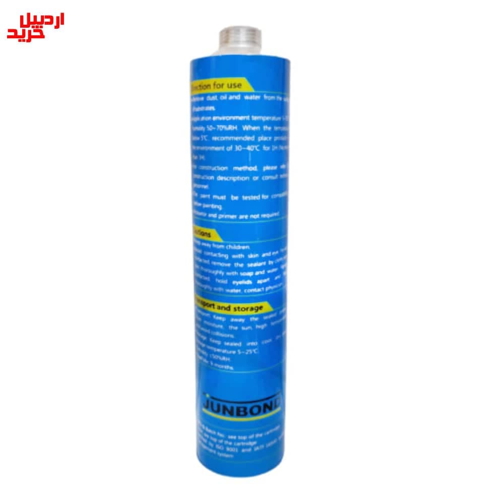 چسب پلی اورتان کارتریج مشکی جانباند مدل junbond black polyurethane automotive windshield adhesive 300ml – jb16 — تصویر ۳