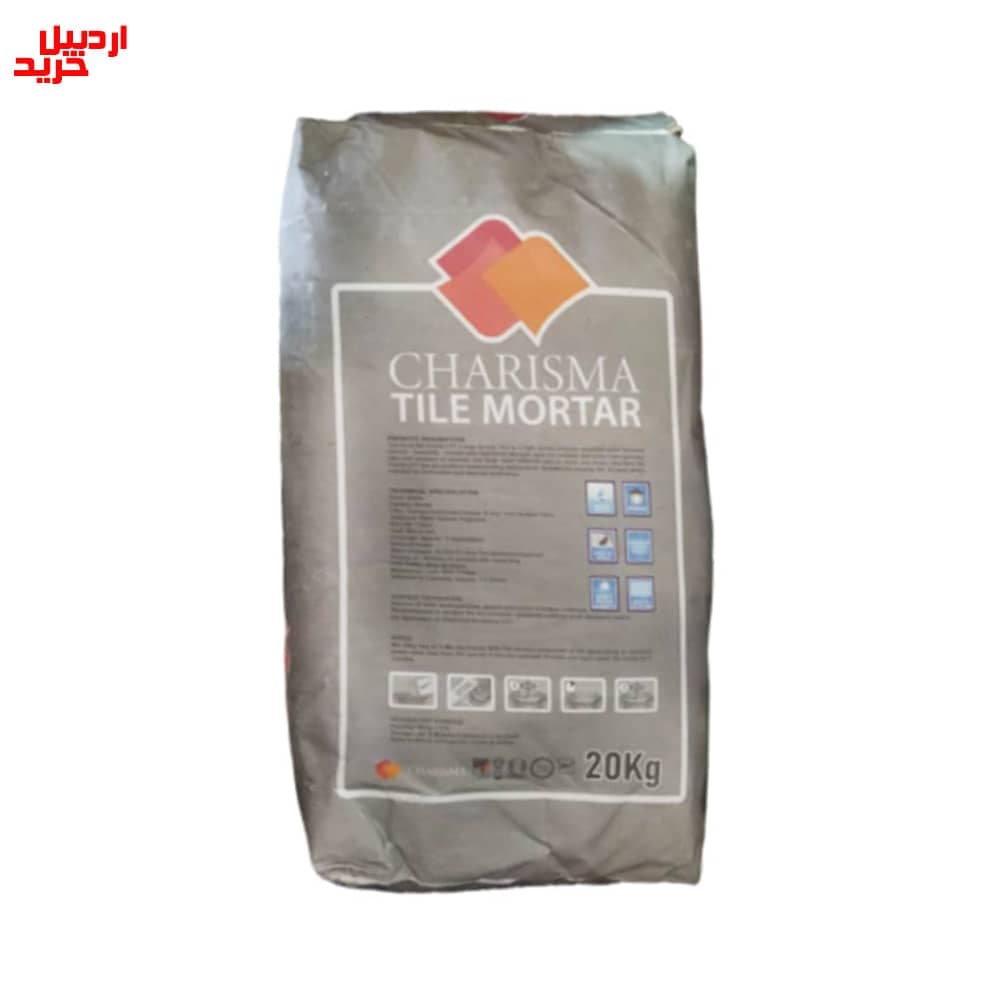 چسب کاشی و سرامیک پرسلان پودری (lft) کاریزما سفید – charisma tile mortar 20kg — تصویر ۷
