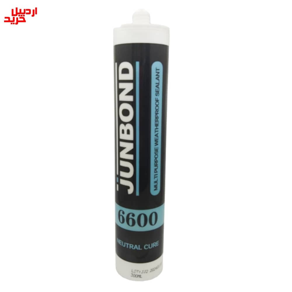 چسب درزگیر خنثی شفاف همه کاره ضد آب جانباند مدل 6600 – junbond neutral curing multi-purpose weatherproof sealant 300ml
