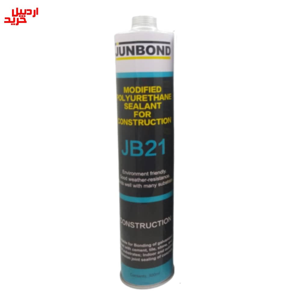 چسب پلی اورتان کارتریج مشکی جانباند مدل junbond modified black polyurethane sealant for construction (pu36) 300ml – jb21