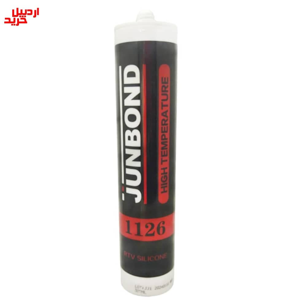 چسب سیلیکون واشرساز حرارتی قرمز جانباند مدل junbond high temperature rtv silicone 300ml – jb1126 — تصویر ۲