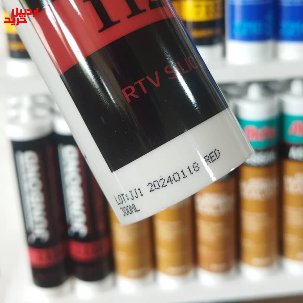 چسب سیلیکون واشرساز حرارتی قرمز جانباند مدل junbond high temperature rtv silicone 300ml – jb1126 — تصویر ۹