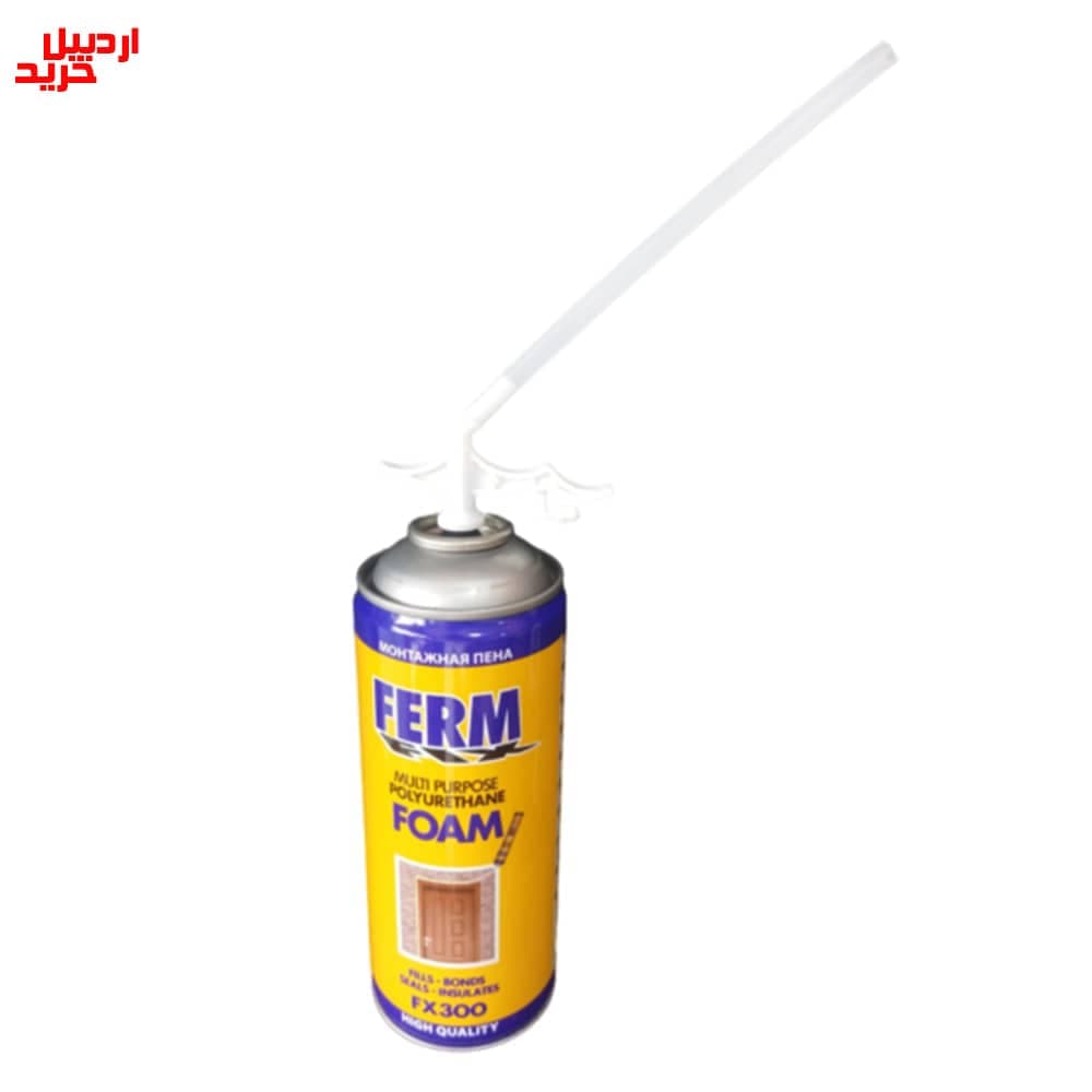 اسپری فوم پلی اورتان فرم فیکس شلنگی ferm fix multi purpose polyurethane foam fx300 300ml – fx300 — تصویر ۴