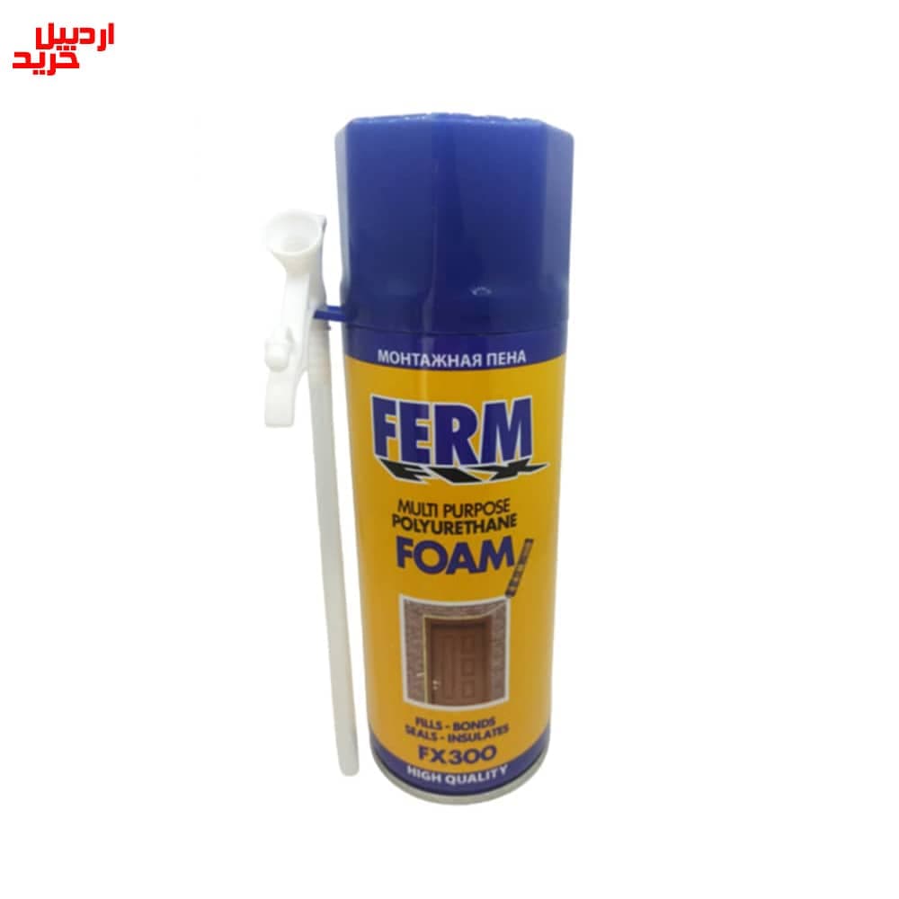 اسپری فوم پلی اورتان فرم فیکس شلنگی ferm fix multi purpose polyurethane foam fx300 300ml – fx300
