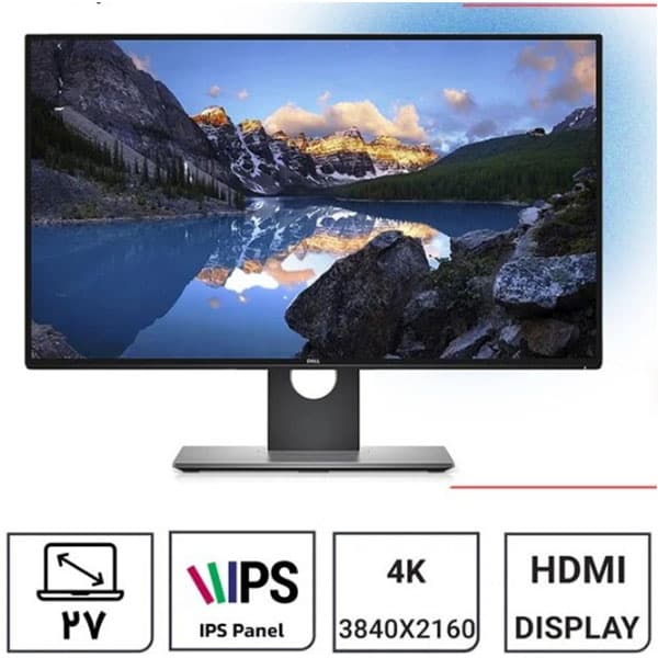 مانیتور DELL استوک دل تمیز4K HDMI مدل U2718Q — تصویر ۲