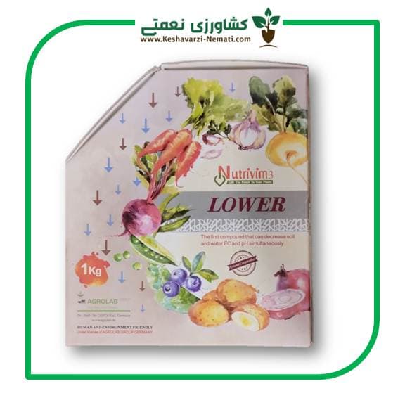 کود اصلاح کننده اسیدیته و شوری خاک و آب LOWER امامی کورپ 1 کیلویی