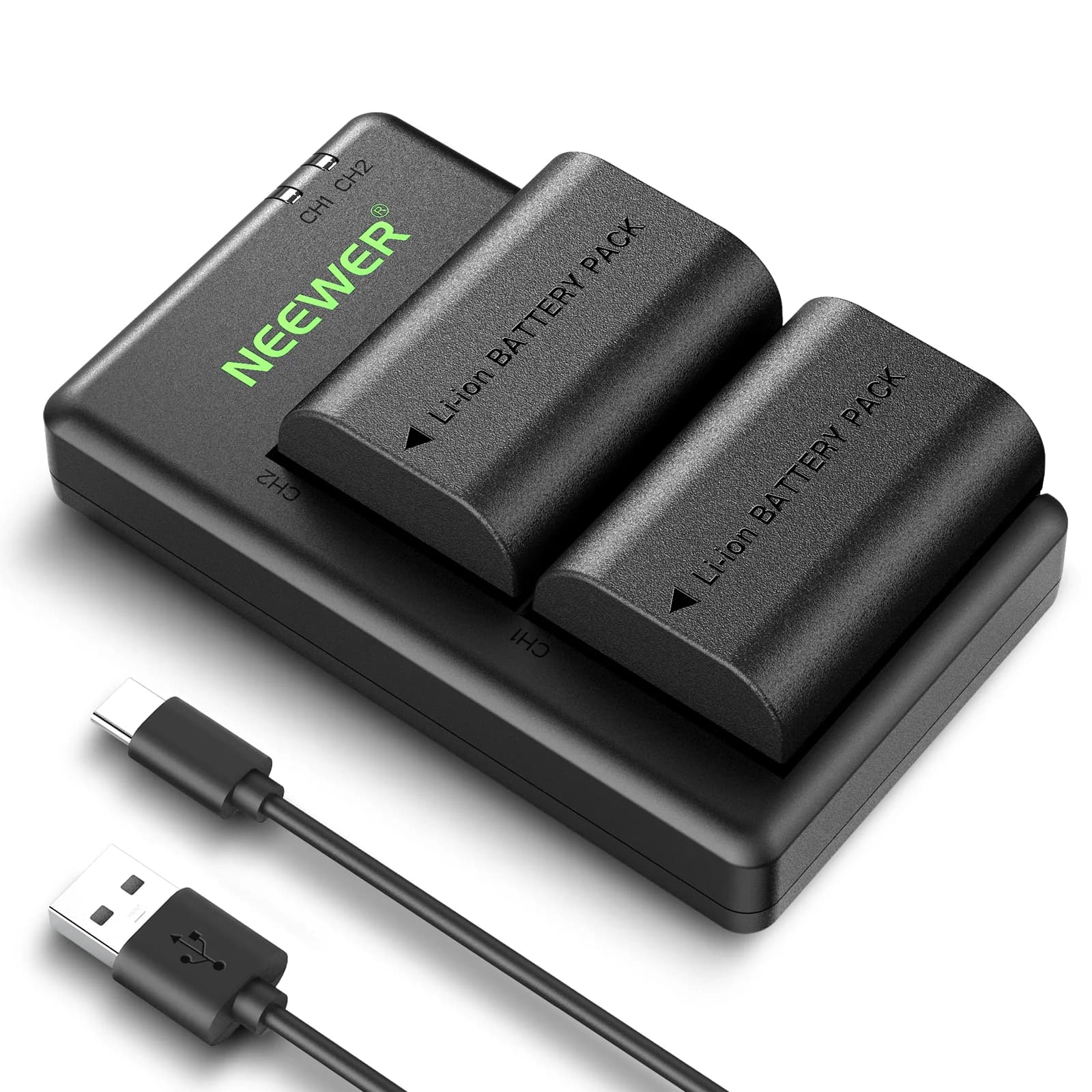 پک باتری دوربین کانن نیور LP-E6P با شارژر دوگانه | NEEWER LP-E6P Battery Kit — تصویر ۱۰