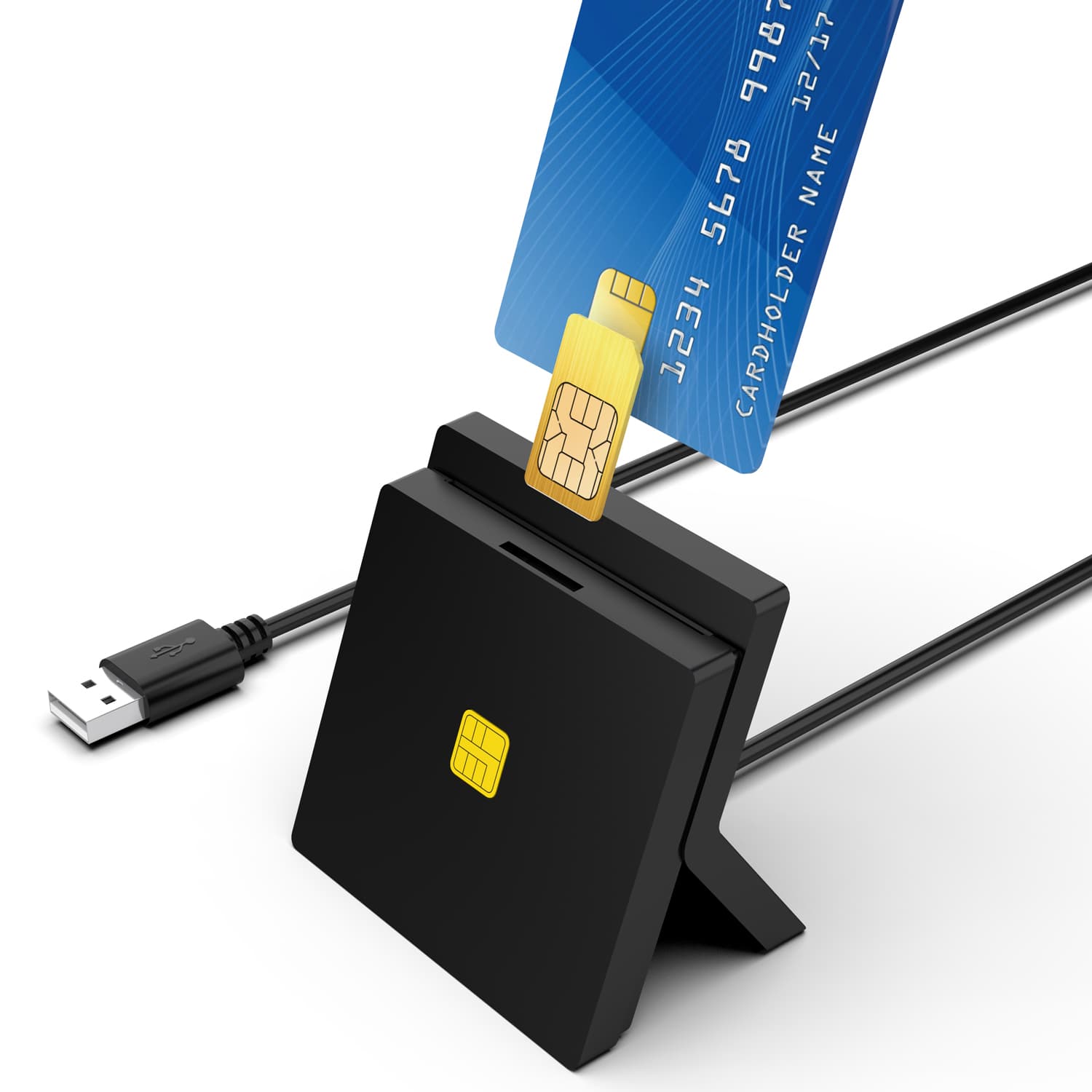 کارت خوان هوشمند USB راکتک | Rocketek Smart Card Reader — تصویر ۲