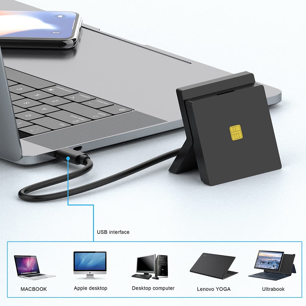 کارت خوان هوشمند USB راکتک | Rocketek Smart Card Reader — تصویر ۷