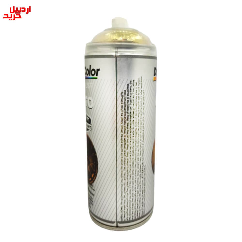 اسپری رنگ رینگ طلایی دوپلی کالر Dupli Color wheel paint spray GOLDEN 400ml — تصویر ۳