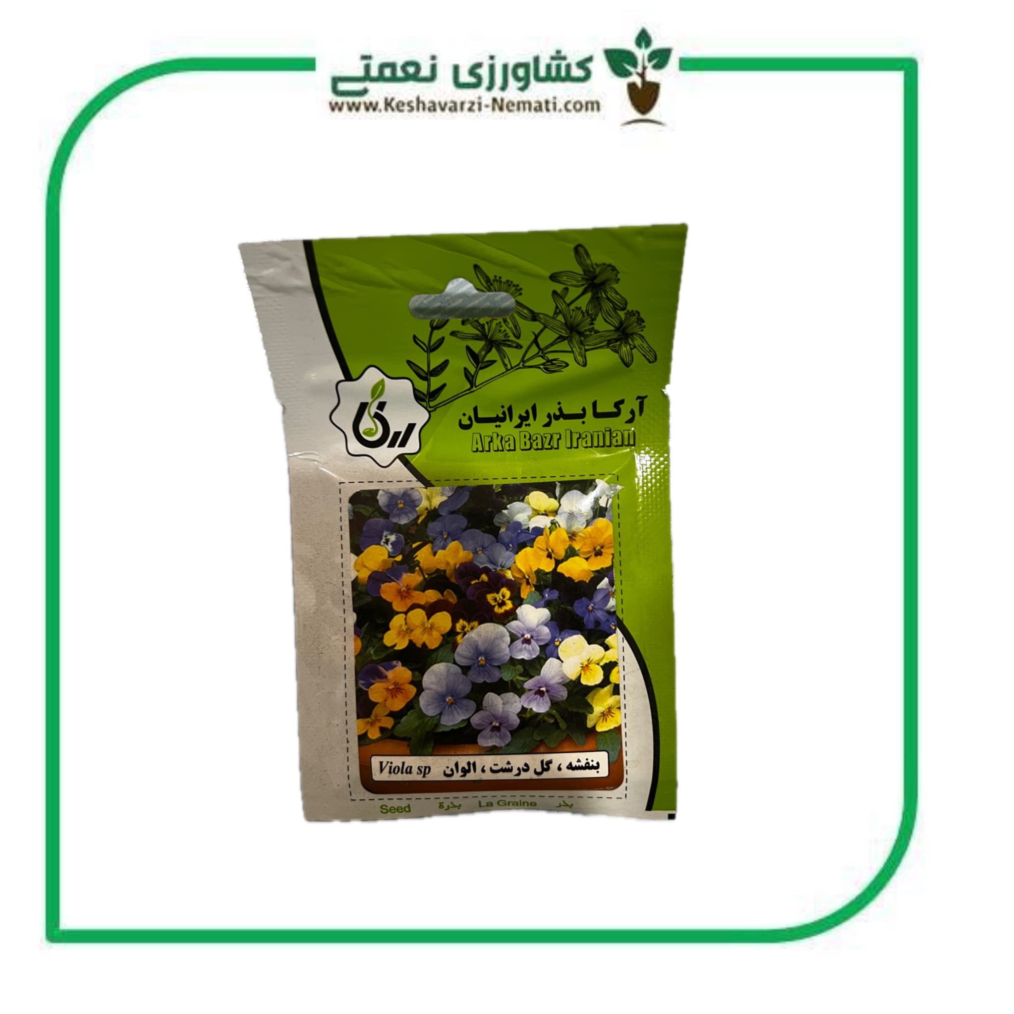 بذر بنفشه ، گل درشت ، الوان آرکا بذر