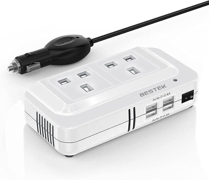 اینورتر مبدل برق خودرو بستک ۲۰۰ وات | BESTEK 200W Power Inverter — تصویر ۲