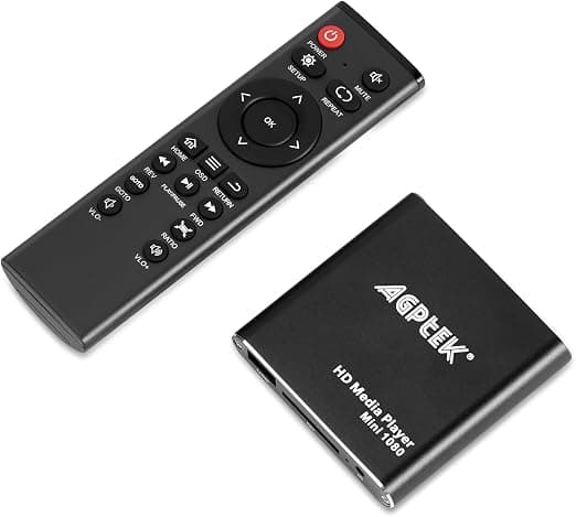 مدیا پلیر دیجیتال مینی جیپیتک فول اچدی | AGPtek Mini Media Player