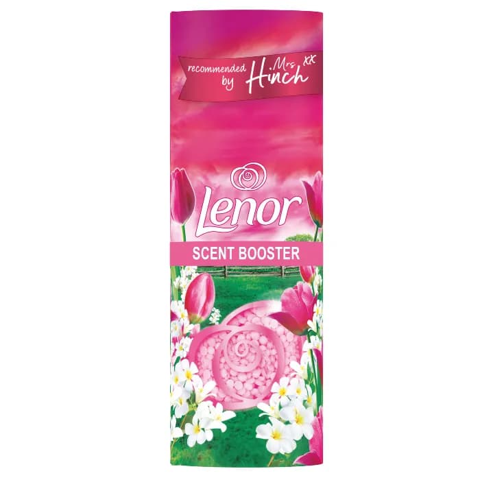 گرانول خوشبوکننده لباس لنور رایحه لاله صورتی و یاسمین سفید(Lenor pink tulips & white jasmine) — تصویر ۳