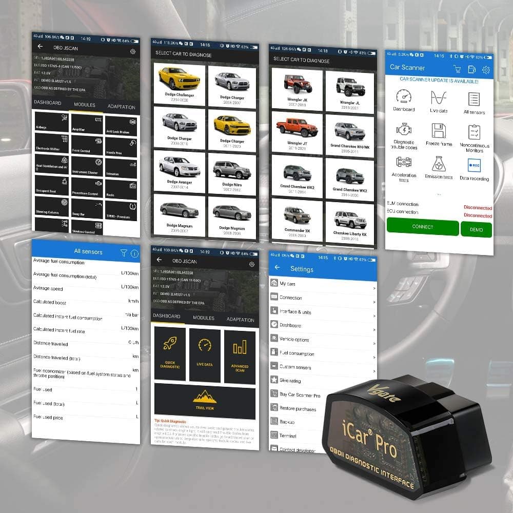 اسکنر و عیب‌یاب خودرو بلوتوثی ویگیت iCar Pro | Vgate iCar Pro OBD2 — تصویر ۸