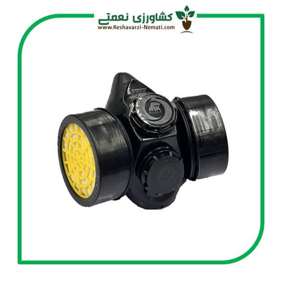 ماسک تنفسی نیم صورت دو فیلتر تک پلاست
