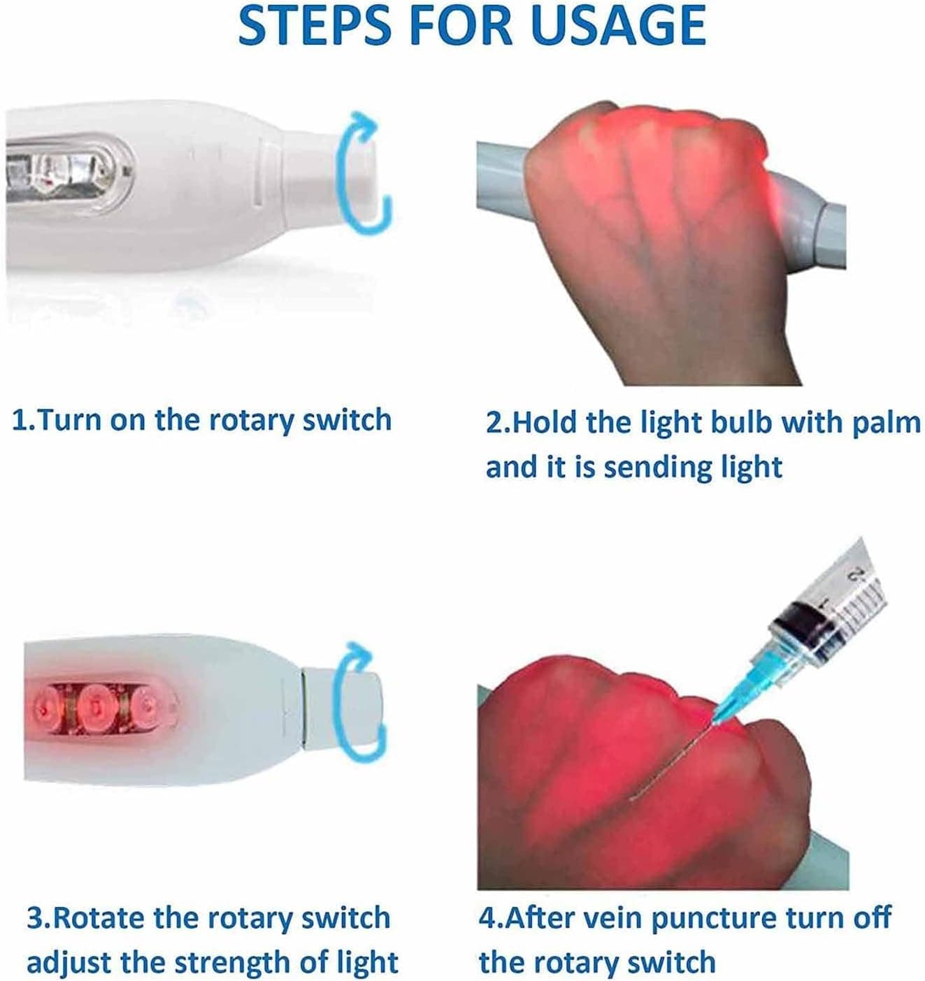 دستگاه رگ یاب مادون قرمز مجهز به کابل برق | Infrared Vein Finder — تصویر ۸