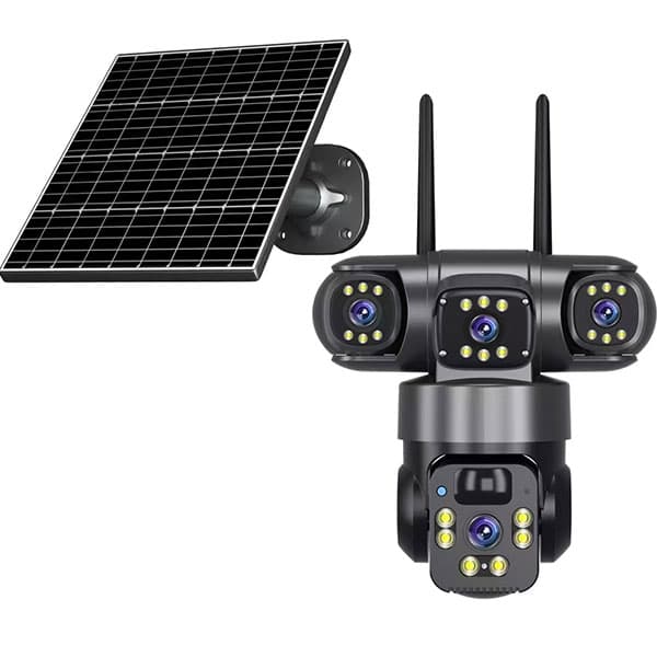 دوربین اسپید دام 4G سیم کارتی پنل خورشیدیV380