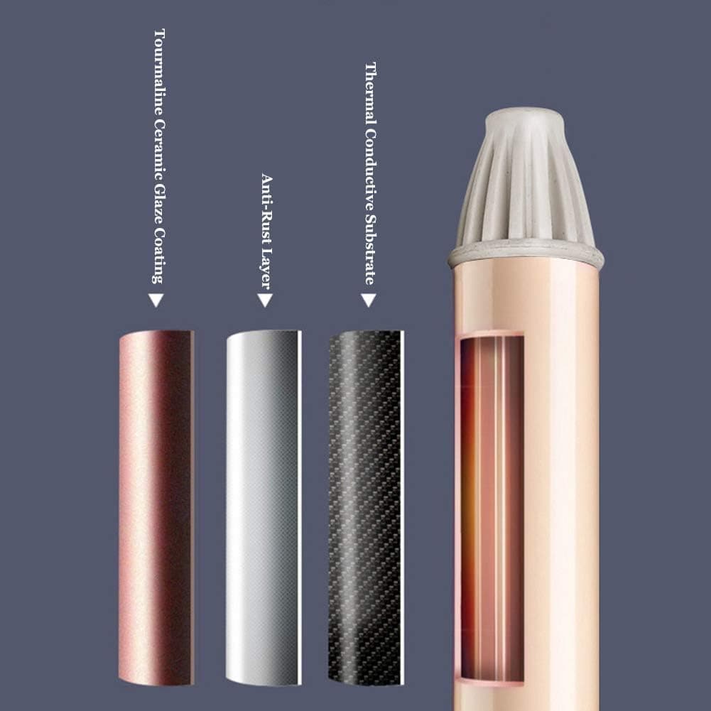 فرکننده مو سه لوله‌ای تاپ فور اور 25 میلی‌متری مدل JD-016 با تنظیم دما | TOP4EVER 3 Barrel Curling Iron — تصویر ۶