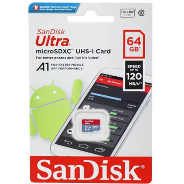 مموری کارت TF CARD SANDISK 64G — تصویر ۲