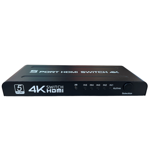 سوییچ HDMI 4K پورت5 با ریموت کنترل — تصویر ۳