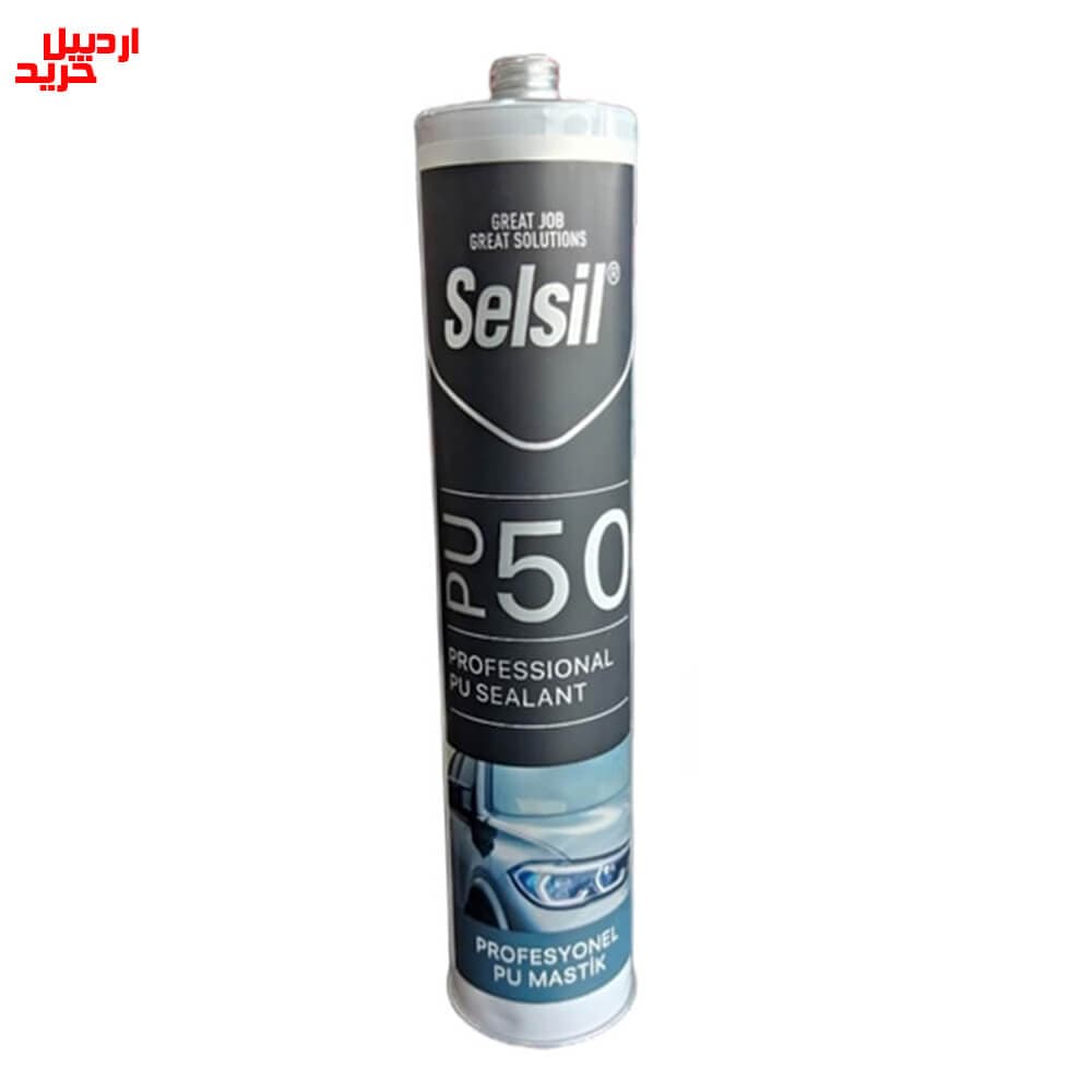 چسب پلی اورتان مشکی سلسیل Selsil polyurethane sealant — تصویر ۲