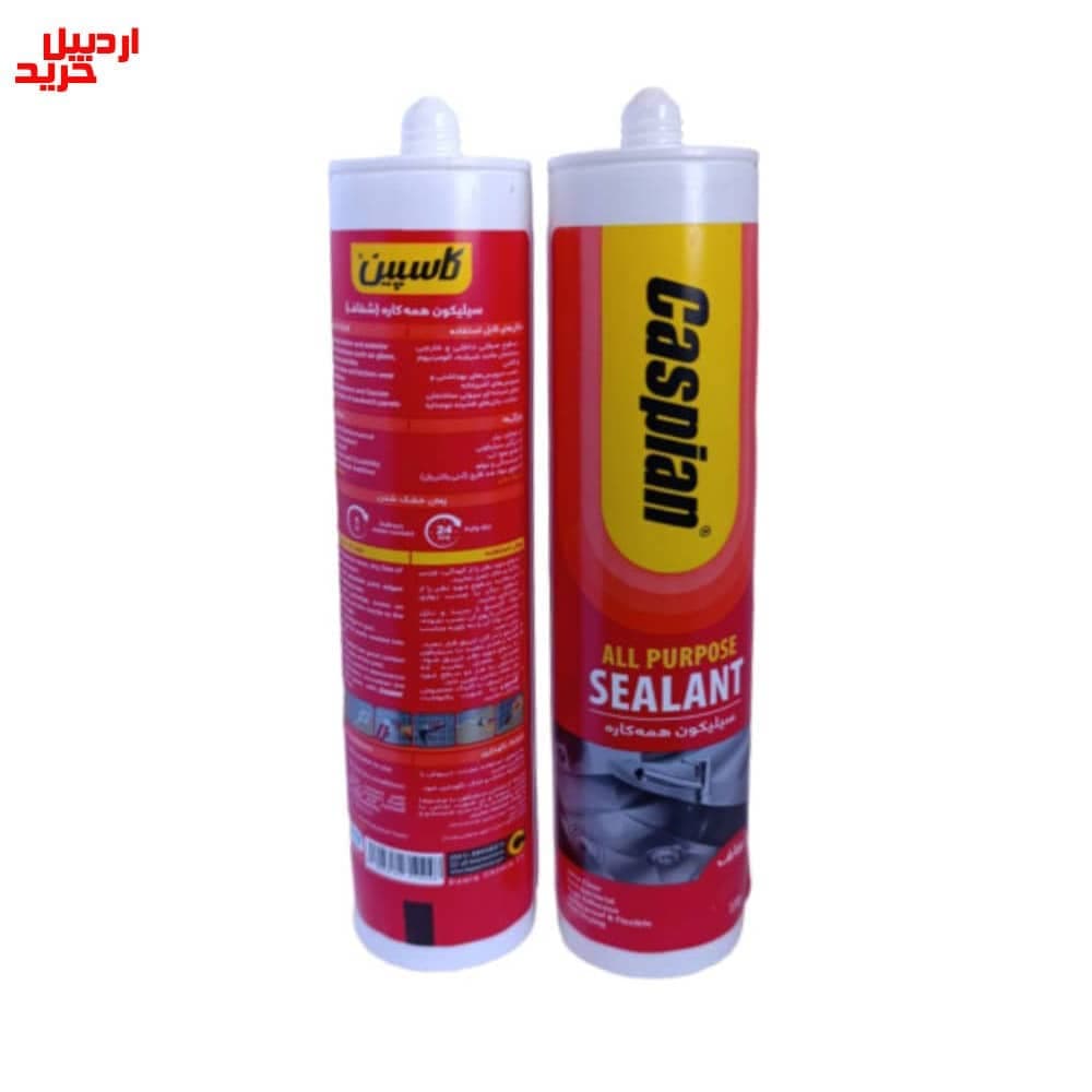 سیلیکون همه کاره شفاف کاسپین All purpose sealant CASPIAN — تصویر ۴