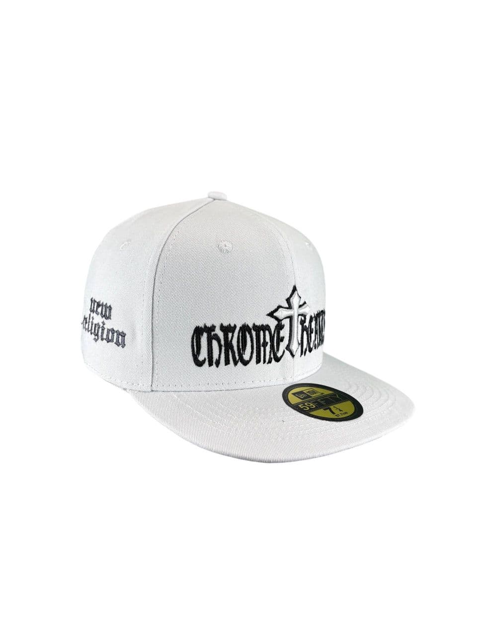 کلاه کپ فیت بک کروم هارتز CHROME HEARTS سفید کد327
