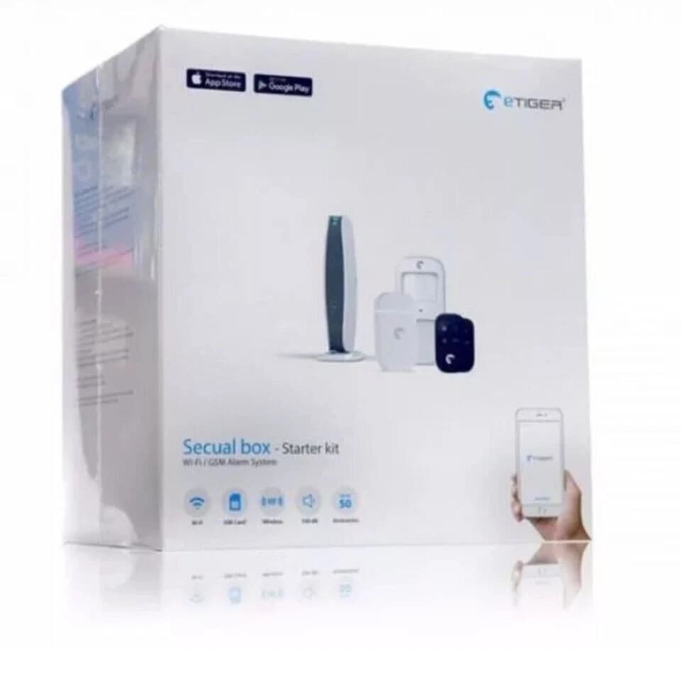سیستم دزدگیر هوشمند eTiger Secual Box V2 با کنترل اپلیکیشن موبایل | eTiger Secual Box V2 Starter Kit