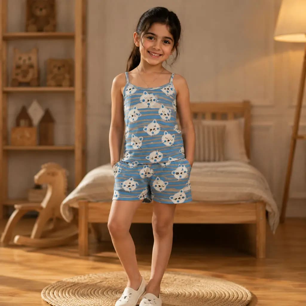 تاپ و شورتک دخترانه Mio کد 4723 — تصویر ۲