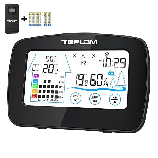 ایستگاه هواشناسی خانگی بی‌سیم تپلوم مجهز به سنسور دما و رطوبت | Teplom Wireless Weather Station — تصویر ۲