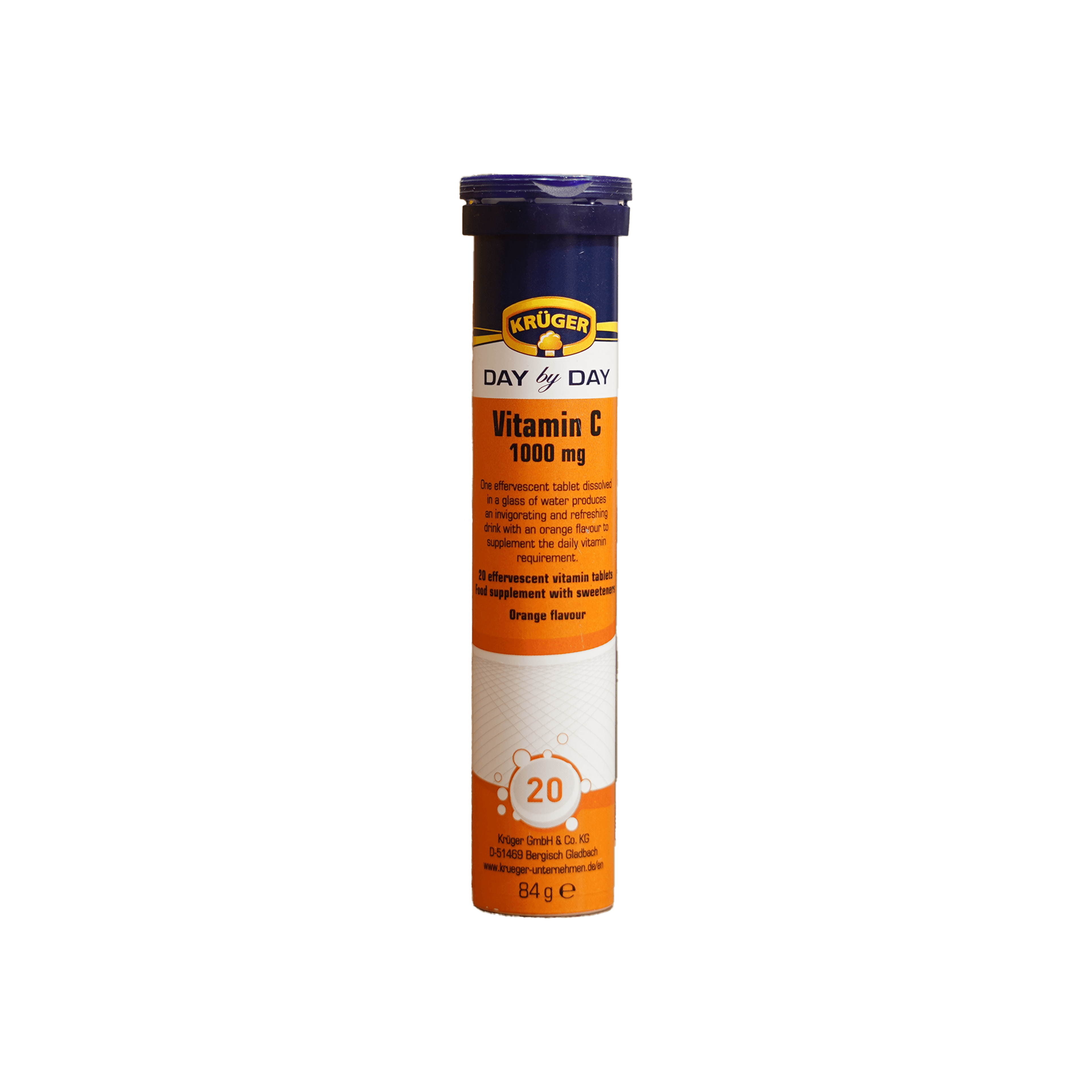 قرص جوشان کروگر Kruger مدل ویتامین سی Vitamin C وزن 84 گرم