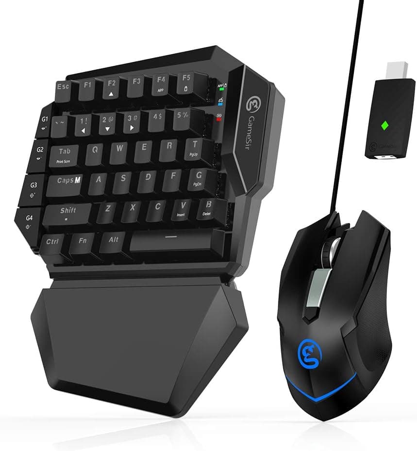 ست کیبورد و ماوس گیمینگ گیمسیر مدل VX AimSwitch مخصوص اتصال به پلیاستیشن، ایکسباکس و سوییچ | GameSir VX AimSwitch E-sports Combo