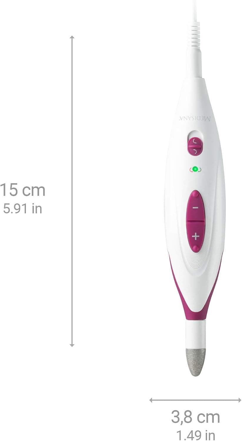 ست مانیکور پدیکور مدیسانا مدل MP 815 با ۷ سری مراقبتی و ۲ تنظیم سرعت | medisana MP 815 Electric Manicure & Pedicure Set