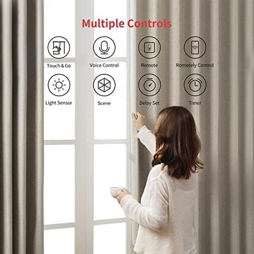 موتور و ربات هوشمند پرده سوییچ‌بات مدل U Rail 2 (رنگ سفید) | SwitchBot Wireless Smart Curtain Motor — تصویر ۳