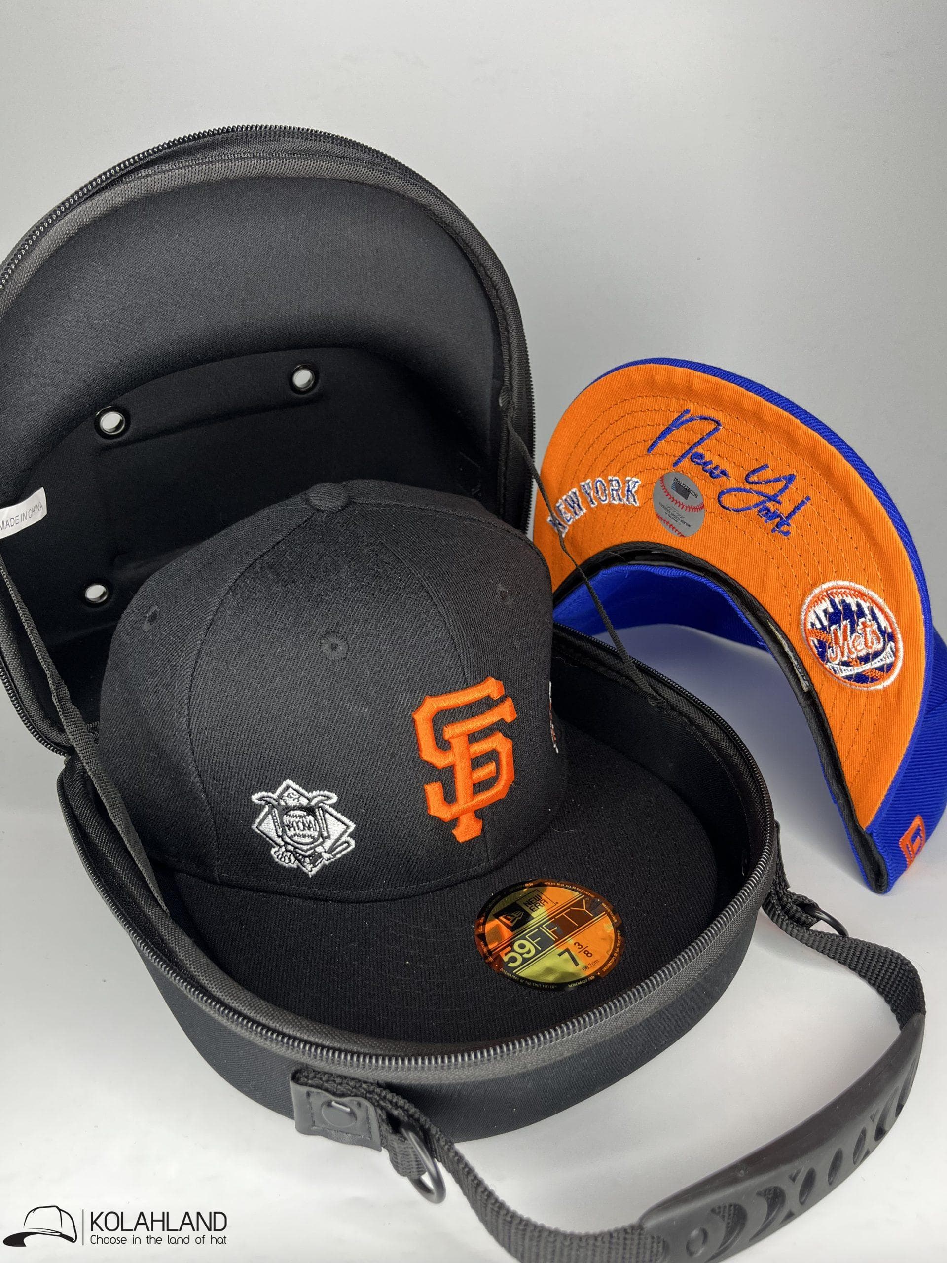 کیف 2تایی کلاه فیت بک و اسنپ بک اورجینال با ضمانت (NEW ERA Black 2-Pack Cap Carrier ) — تصویر ۲